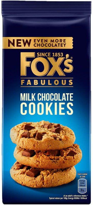 FOX'S Fabulous Milk Chocolates Cookies Imported 180gms Cookies  (180 g)