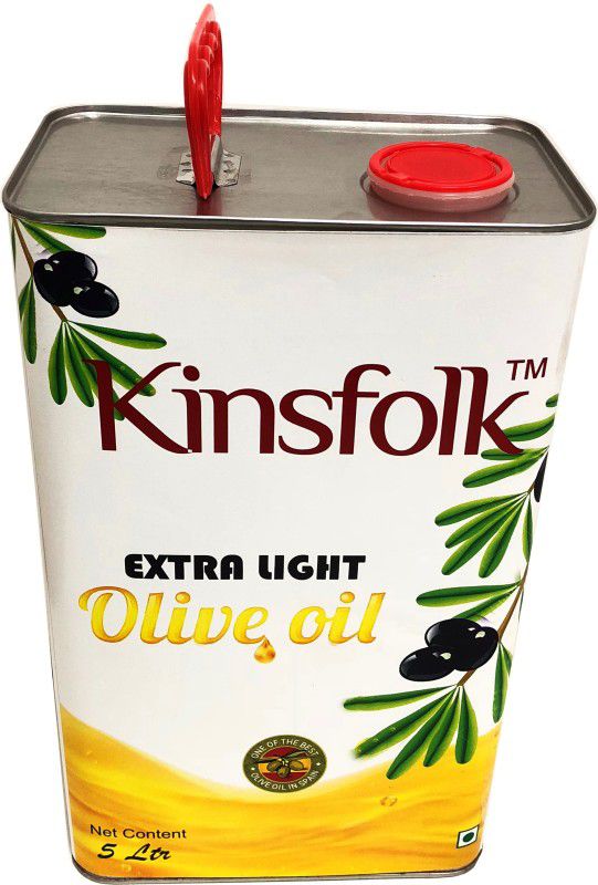 Kinsfolk Extra Light ( Pack of 1 ) Olive Oil Tin  (5 L)