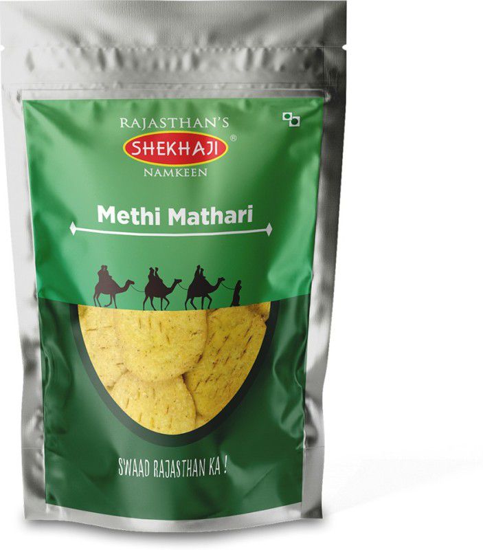 shekhaji Methi Mathri 600 gm (Pack of 3, 200gm Each)  (3 x 200 g)