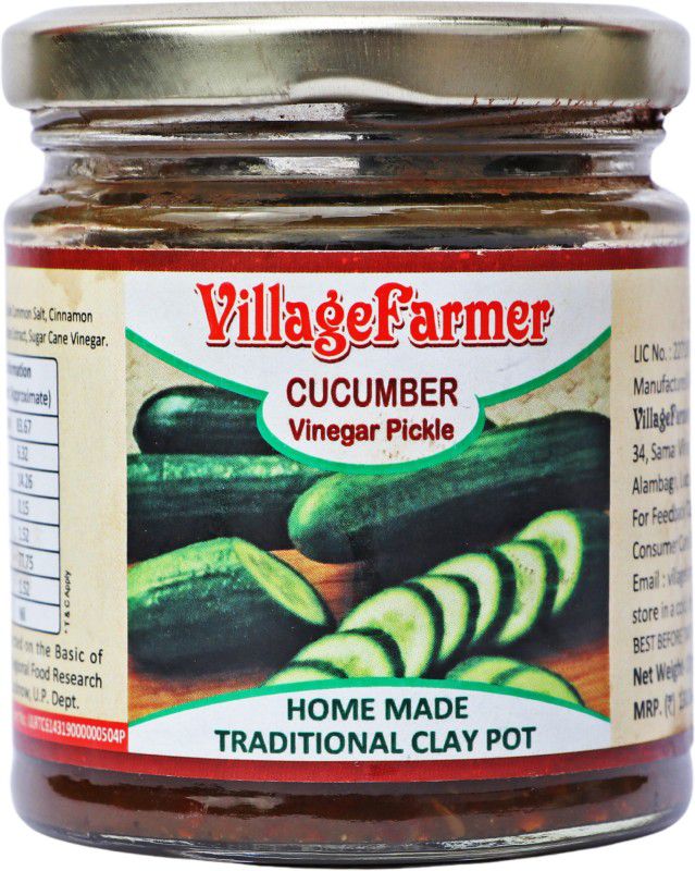 villagefarmer Cucumber Vinegar Pickle Cucumber Pickle  (160 g)