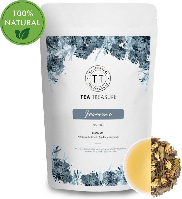 TeaTreasure Jasmine White Tea Pouch  (50 g)