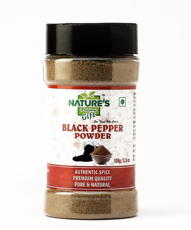 Nature's Precious Gift Pepper Powder - 100g / 3.5 Oz Spice Jar [Authentic Spice | Premium Quality | Pure & Natural]  (100 g)