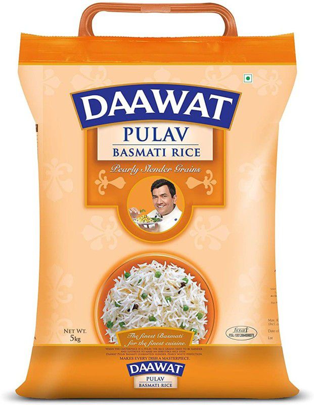 Daawat Pulaav Basmati Rice Basmati Rice (Medium Grain)  (5 kg)