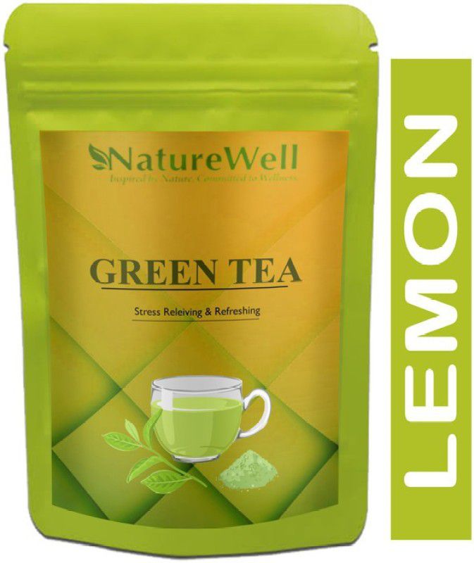 Naturewell Green Tea for Weight Loss | 100% Natural Green Loose Leaf Tea | Lemon Flavor Green Tea Pouch Ultra (T853) Green Tea Pouch  (200 g)