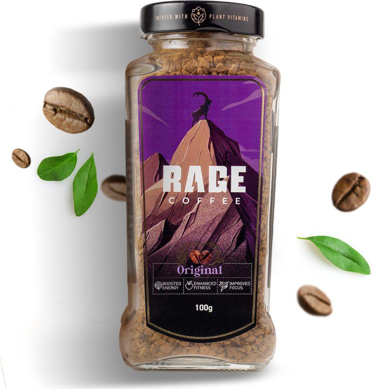 RAGE Coffee - 100 GMS Original Blend - Premium Arabica Instant Coffee  (100 g)