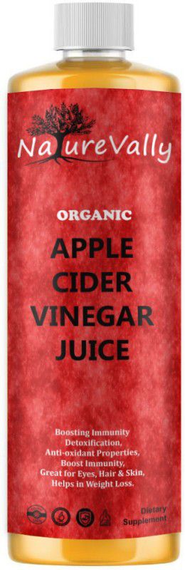 NatureVally Apple Cider Vinegar with Mother Vinegar For weight loss (S26) Natural Vinegar  (1000 ml)