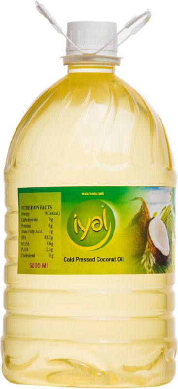 Iyal coconut oil 5litre Coconut Oil Plastic Bottle  (5 L)
