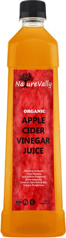 NatureVally Organic Apple Cider Vinegar with mother for weight loss (SA356) Vinegar  (1000 ml)