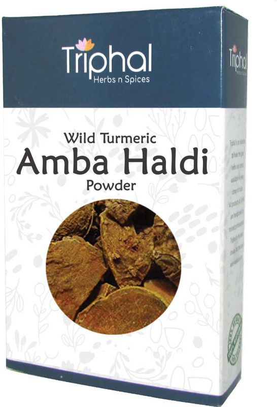 Triphal Amba Haldi – Aama Haldi – Mango Ginger – Wild Turmeric – Curcuma Amada – Aamba | Powder | 200 Grams  (200 g)