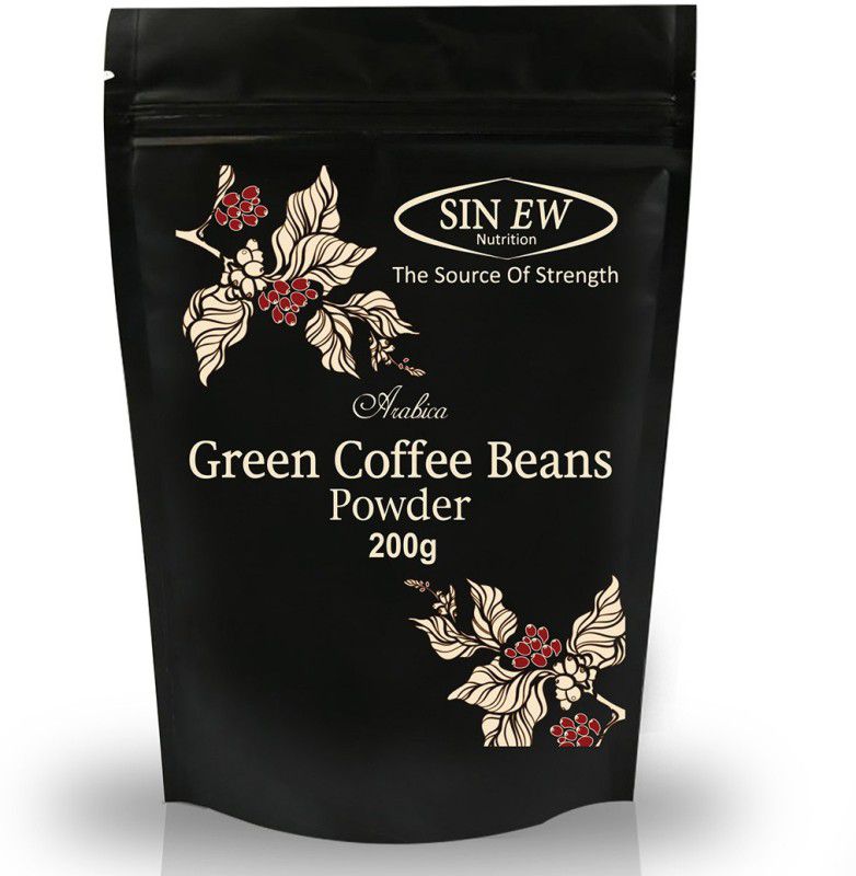 SINEW NUTRITION Green Coffee Beans Powder 200g for Weight Management (200 g) Instant Coffee  (200 g)