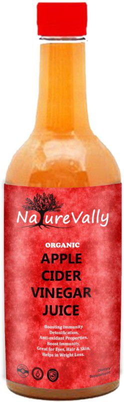 NatureVally Apple Cider Vinegar for Weight Loss with Mother (S21) Ultra Vinegar  (500 ml)