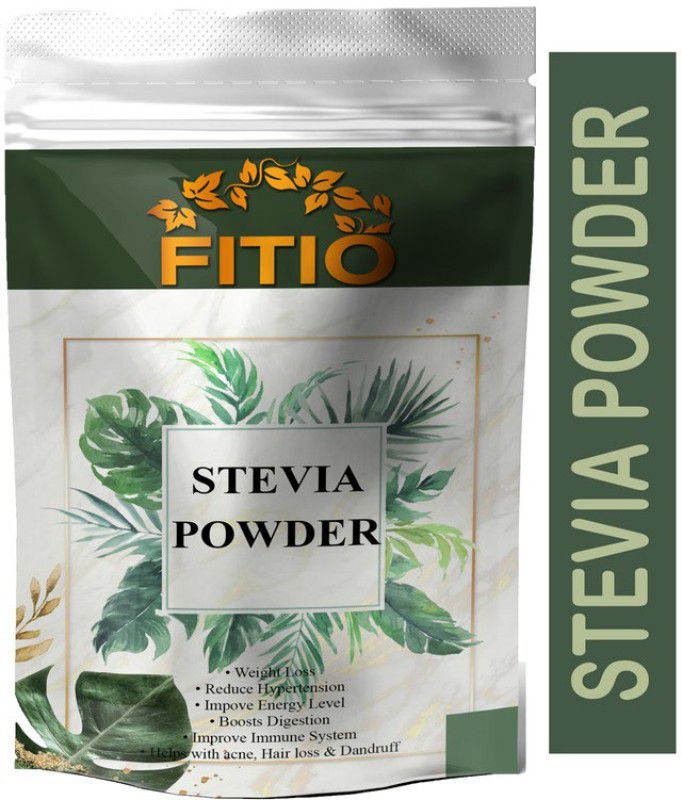 FITIO Nutrition Stevia Natural & Sugarfree Powder, Zero Calorie Keto Sweetner (M9) Sweetener  (1000 g)