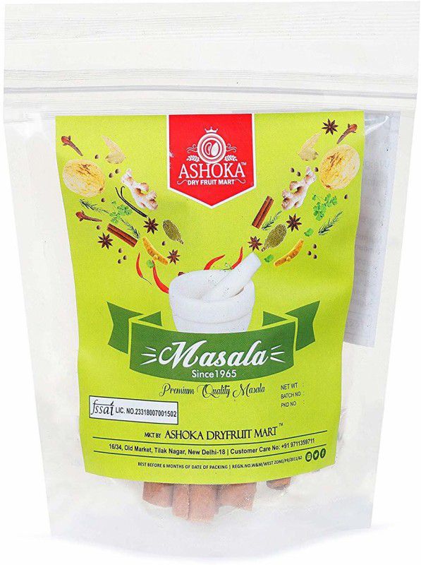 ASHOKA Dry Fruit Daal Chini Whole(Cinnamon) - 100 Grams  (100 g)