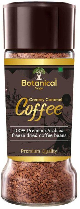 Botanical Sage Creamy Caramel instant coffee | 100% Arabica freeze dried | Flavored coffee Instant Coffee  (100 g, Caramel Flavoured)