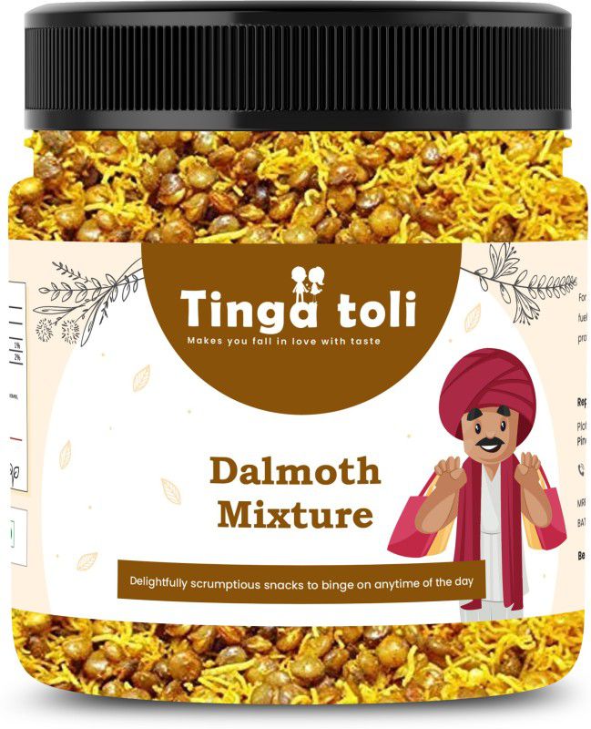 TINGA TOLI Dalmoth Mixture |Special Marwari Dalmoth |Original Rajashtani Namkeen |Jar Pack  (250 g)
