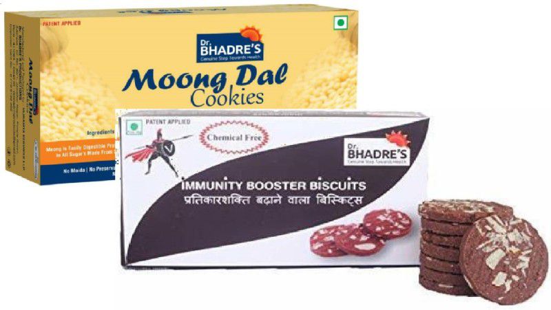 Dr.BHADRE'S Healthy Biscuits & Cookies 450 gm (270 gm+180 gm ) | Cookies Biscuits Combo Pack | Cookies  (450 g, Pack of 2)