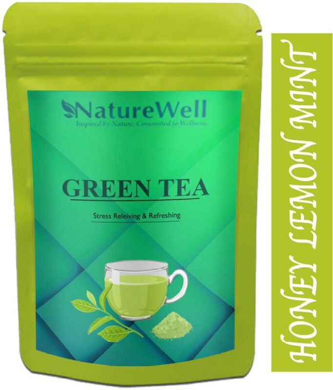 Naturewell Green Tea for Weight Loss | 100% Natural Green Loose Leaf Tea | Honey, Lemon, Mint Flavor Green Tea Pouch Premium (T677) Green Tea Pouch  (150 g)