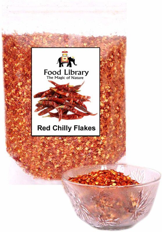 FOOD LIBRARY THE MAGIC OF NATURE Red Chilli Flakes  (200 g)