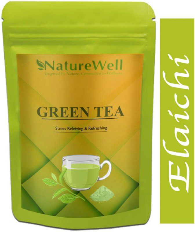 Naturewell Green Tea for Weight Loss | 100% Natural Green Loose Leaf Tea | Elaichi Flavor Green Tea Pouch Ultra (T348) Green Tea Pouch  (2000 g)