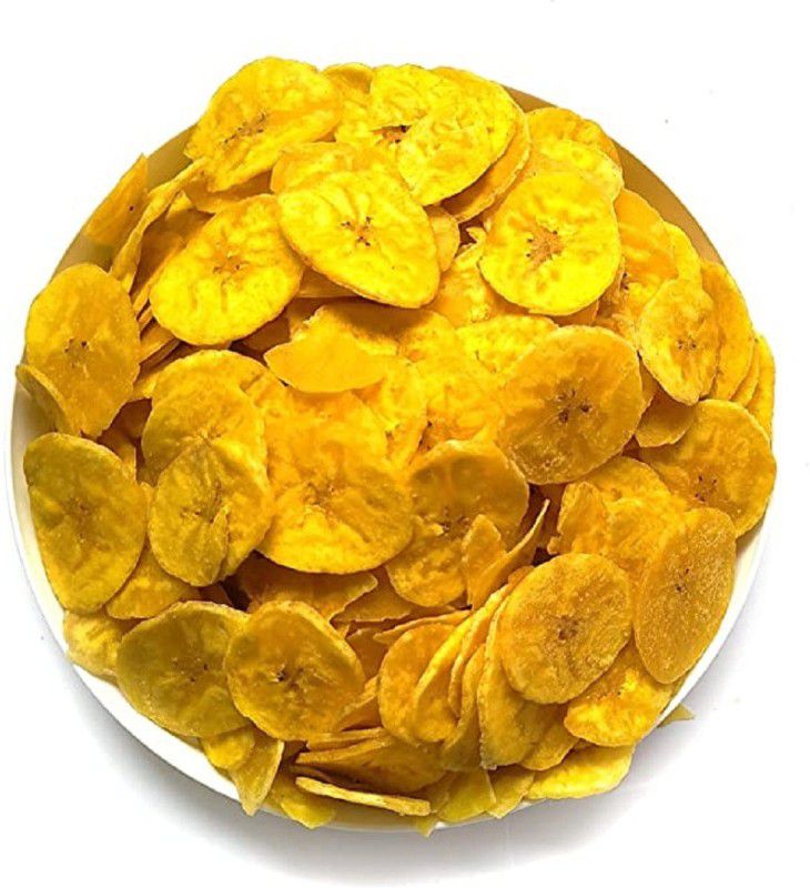 VEDANK Yellow Kerala Banana Chips - Banana Wafers - Crispy Chips - Tasty Yummy Snacks  (500 g)