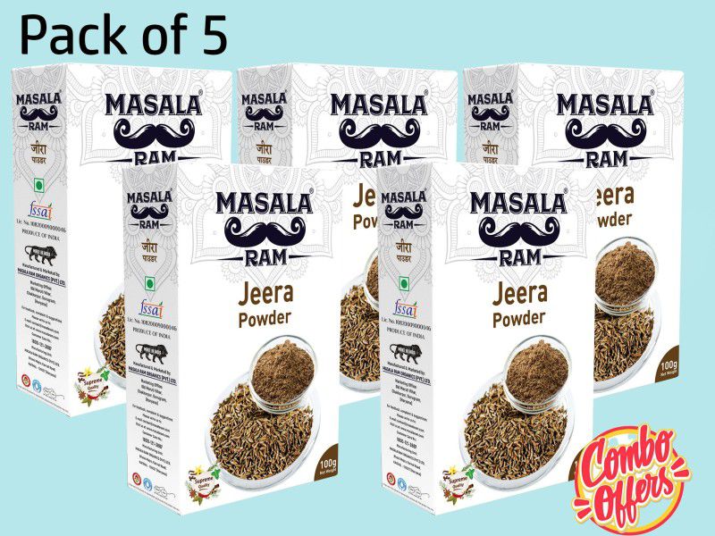 Masala Ram Jeera Powder, Combo (5x100), Natural Digestive  (5 x 0.1)