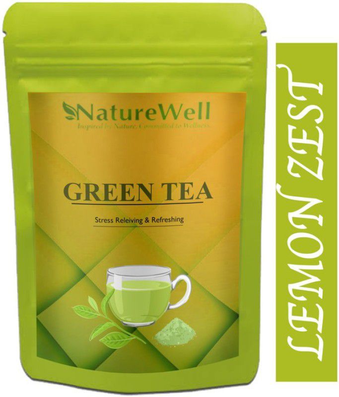 Naturewell Green Tea for Weight Loss | 100% Natural Green Loose Leaf Tea | Lemon Zest Flavor Green Tea Pouch Premium (T936) Green Tea Pouch  (475 g)
