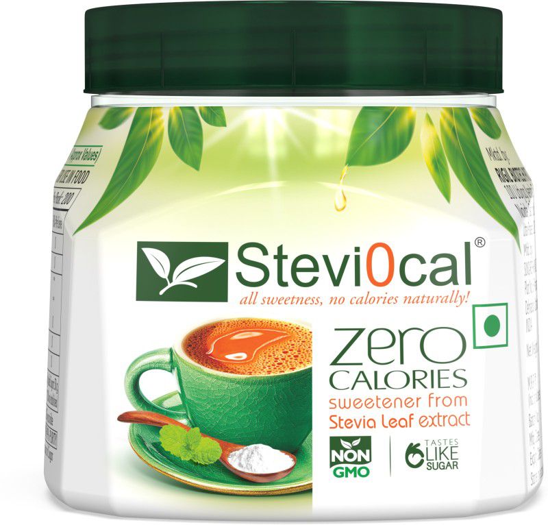 steviocal Stevi0cal Sugar Free Zero Calorie Stevia Sweetener Powder Jar for Diet Sweetener  (200 g)