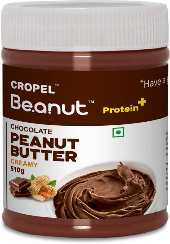 Beanut Beanut Choclate_Creamy Peanut Butter Protein, Non GMO -(510g - Pack of 1) 510 g