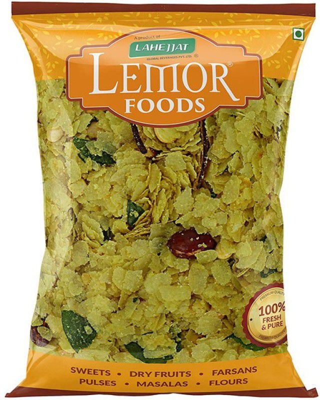 Lemor Special SugarFree Nylon Chivda (400 g, 2 Packs of 200g) | Namkeen Snacks for Foodie Indians  (2 x 400 g)