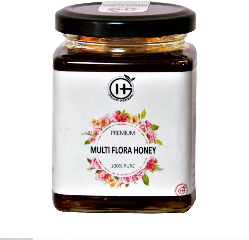 Gilko Herbal Premium Raw Multiflora Honey - 325g  (325 g)