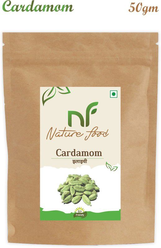 Nature food Good Quality Cardamom / Green Elachi - 50gm (Pack of 1)  (0.05 kg)