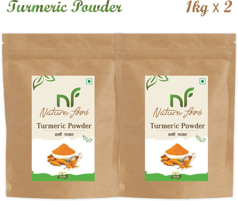 Nature food Good Quality Turmeric Powder / Haldi - 500gm (250gmx2)  (2 x 0.25 kg)
