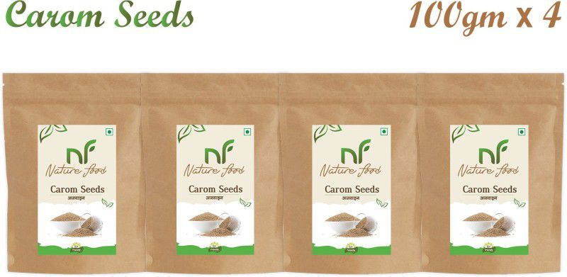 Nature food Good Quality Carom Seed / Ajwain - 400gm (100gmx4)  (4 x 0.1 kg)