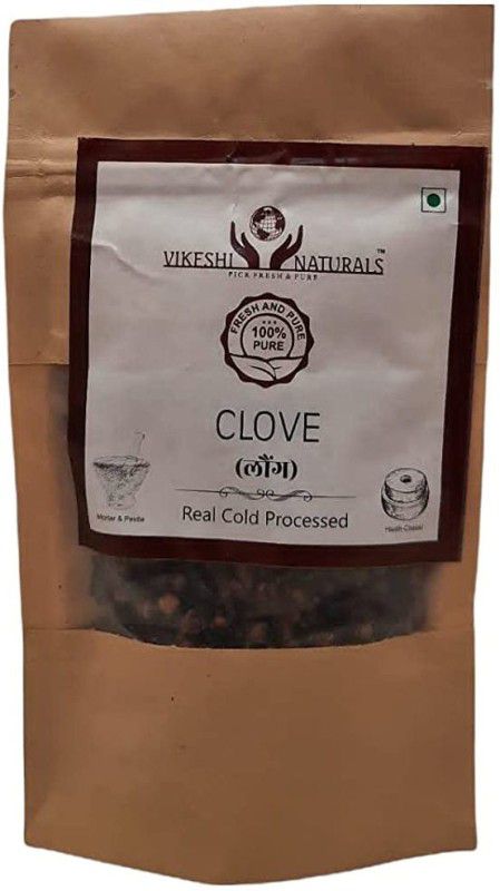 Vikeshi Naturals Clove (laung) |Clove Real Cold Processed 50gms, Pack of 1, 100% Natural  (50 g)