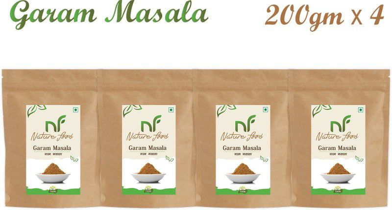 Nature food Good Quality Garam Masala - 800gm (200gmx4)  (4 x 0.2 kg)