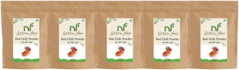 Nature food Best Quality Red Chilli Powder / Lal Mirchi - 1.25kg (250gmx5)  (5 x 0.25 kg)