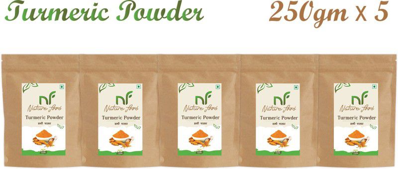 Nature food Good Quality Turmeric Powder / Haldi - 2.5kg (500gmx5)  (5 x 0.5 kg)