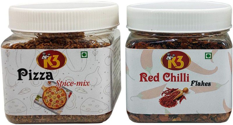 K3 Masala Peri-Peri (50g),Red Chilli/Perprica (50g) and Pizza Spice mix (50g).(Pack of 3)  (2 x 100 g)