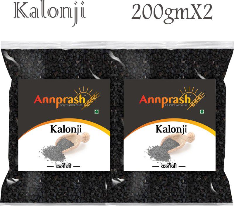 Annprash Good Quality kalonji 400gm (200gmx2)  (2 x 0.2 kg)