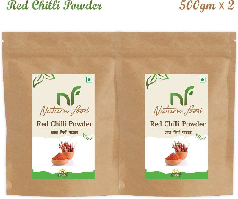 Nature food Good Quality Red Chilli Powder / Lal Mirchi - 1kg (500gmx2)  (2 x 0.5 kg)