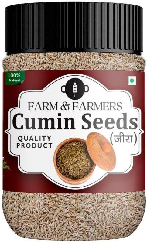 Farm & Farmers Organic, Fresh & Natural Sabut Jeera / Khada Jeera | Whole Cumin Seeds 800grams  (800 g)
