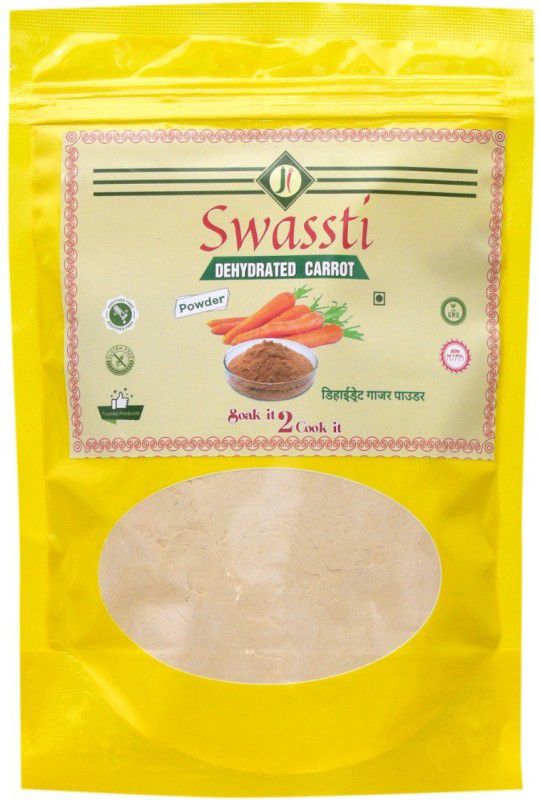 swassti Dehydrated Carrot Powder -200g, 100% Natural, Gluten Free, No Preservatives  (200 g)