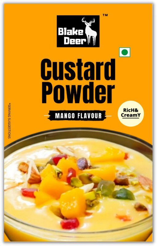 Blakedeer Custard Powder Mango Flavour Combo, 200g Custard Powder  (2 x 100 g)