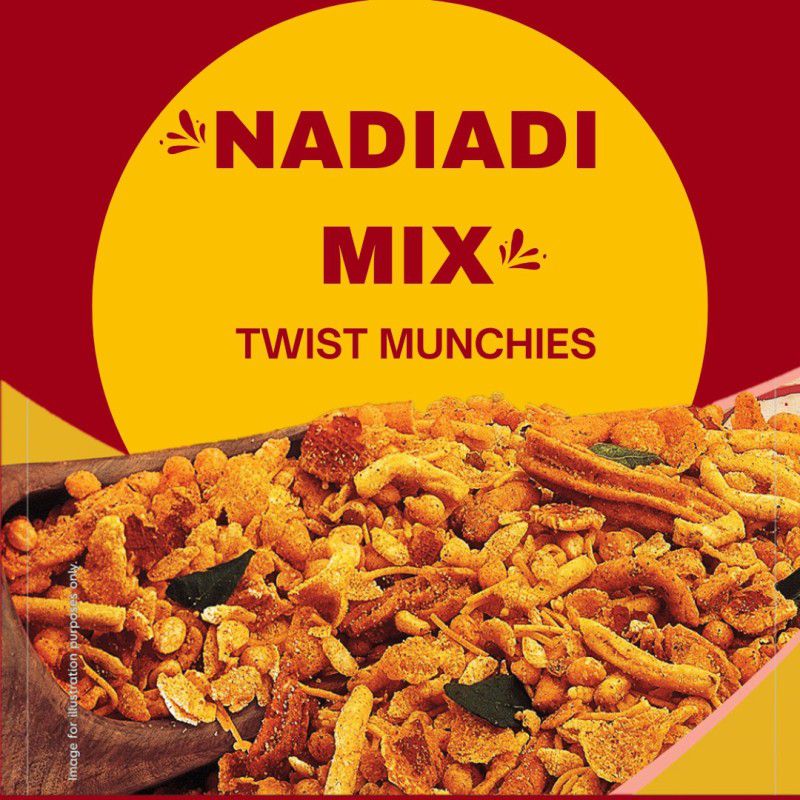 SAMRAT |NADIADI MIX| Sour Taste Namkeen |Ghar Jaisi Hi Namkeen |Tasty Snacks|  (1 kg)