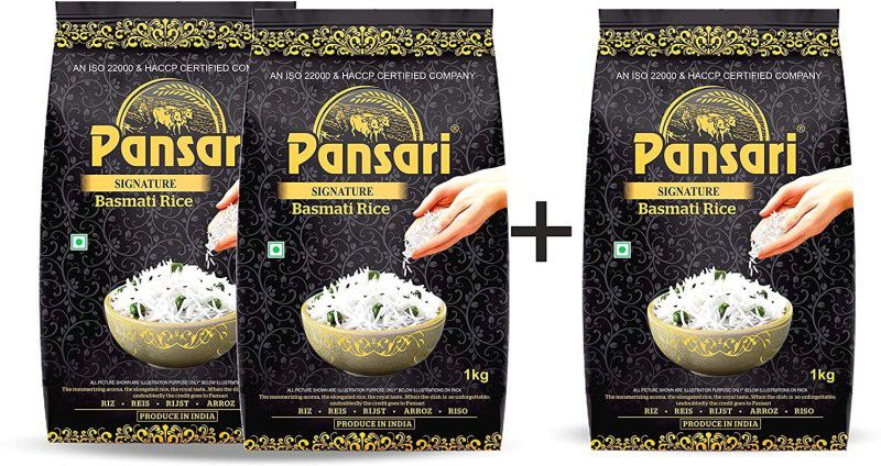 Pansari Long Grain, Taste The Best Signature Basmati Rice Basmati Rice  (3 kg)