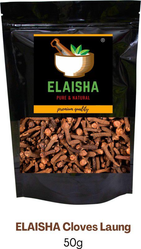 ELAISHA Whole Cloves Laung Sabut Premium & Handpicked Clove Pure & Natural  (50 g)
