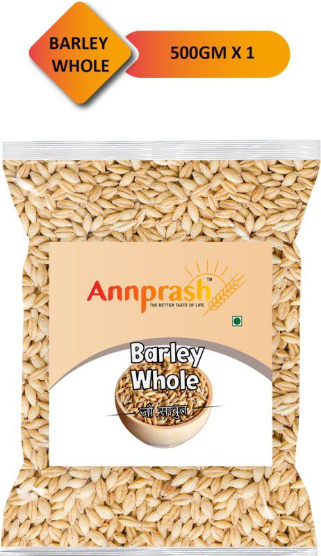 Annprash Best Quality Barley Whole / Jau Sabut - 500gm Barley  (0.5 kg)