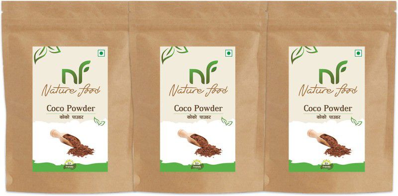 Nature food Best Quality Coco Powder - 3kg (1kgx3) Cocoa Powder  (3 x 1 kg)
