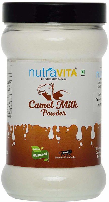 Nutra Vita Camel (Freeze Dried,Gluten Free, No Additives, No Preservatives) Flavored Milk Powder  (250 g)