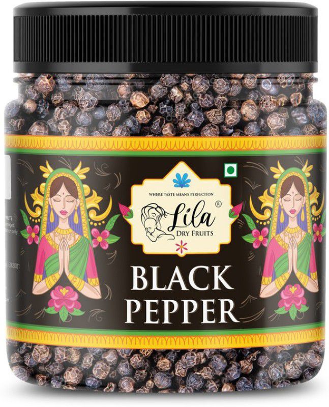 lila dry fruits Elite Aroma Whole Black Pepper | Sabut Kali Mirchi 250G  (250 g)